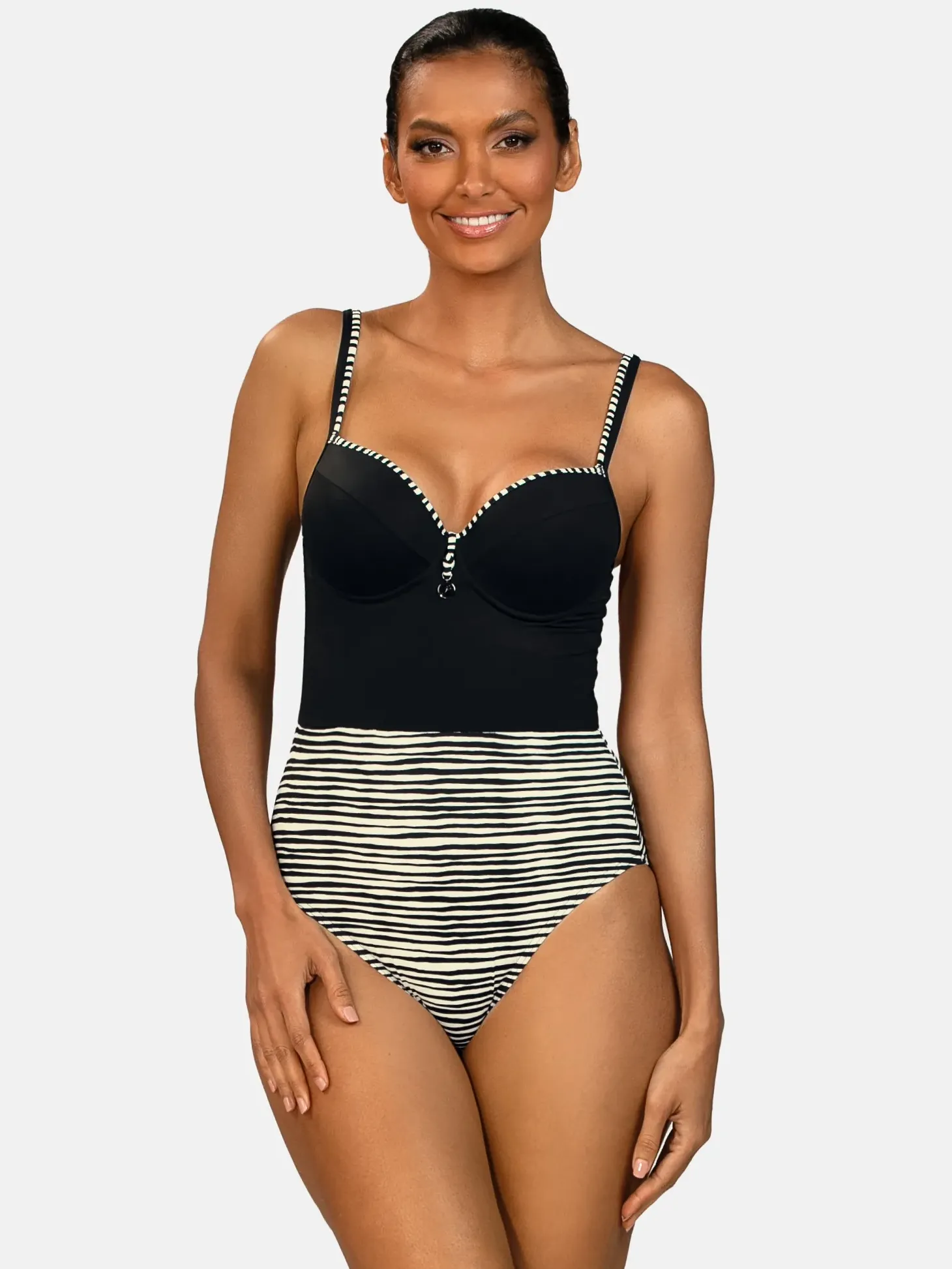 Strój kąpielowy modelujący sylwetkę F26/932 Zebra