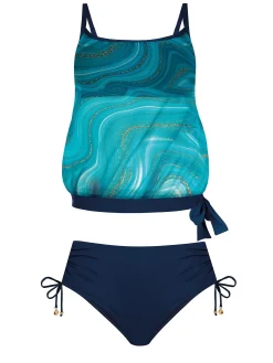 Strój kąpielowy tankini na basen i plażę F229/928H