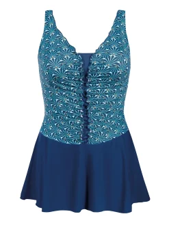 Sukienka kąpielowa modelująca F33A/922 plus size