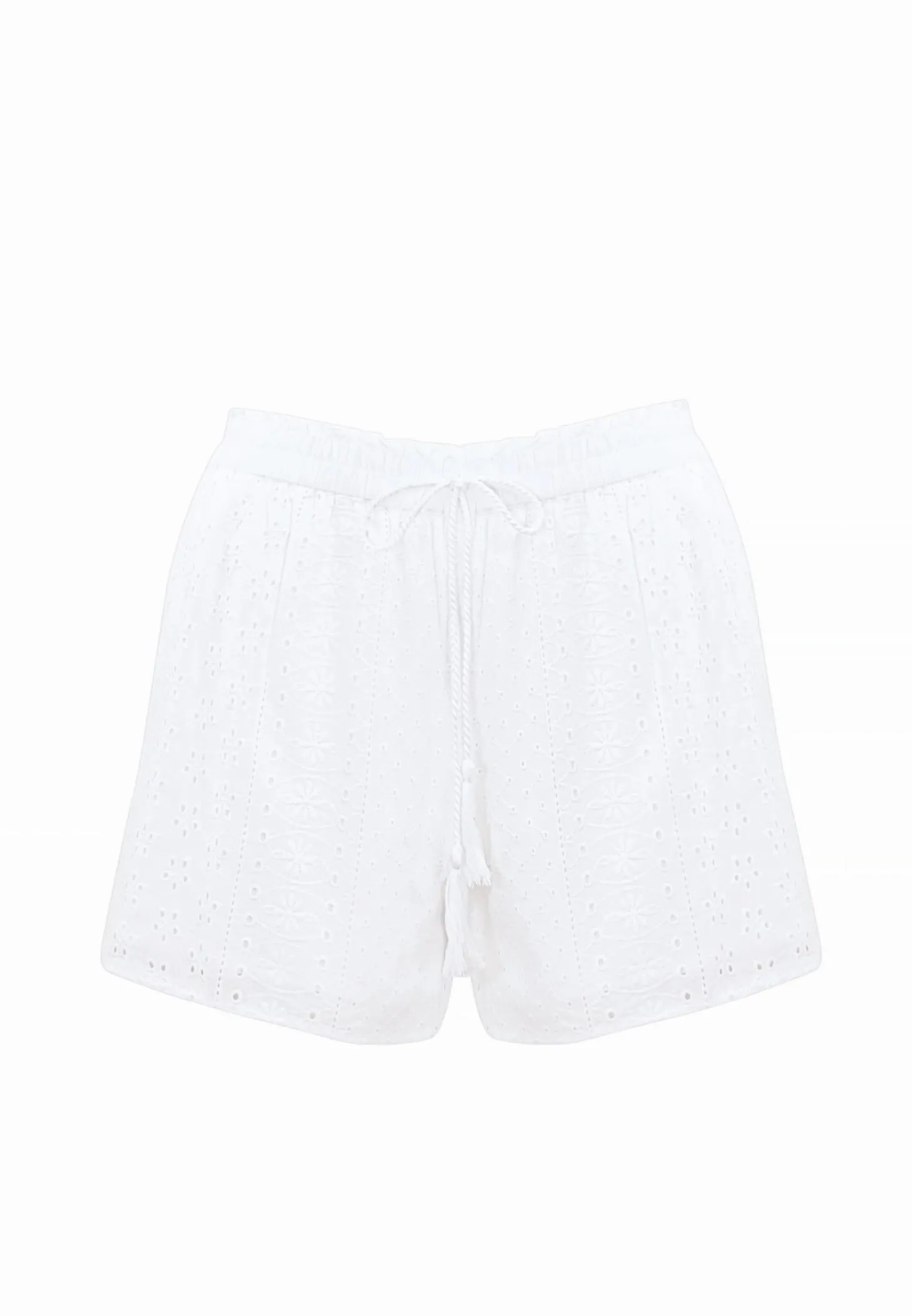 Szorty damskie w stylu boho białe F124B/645