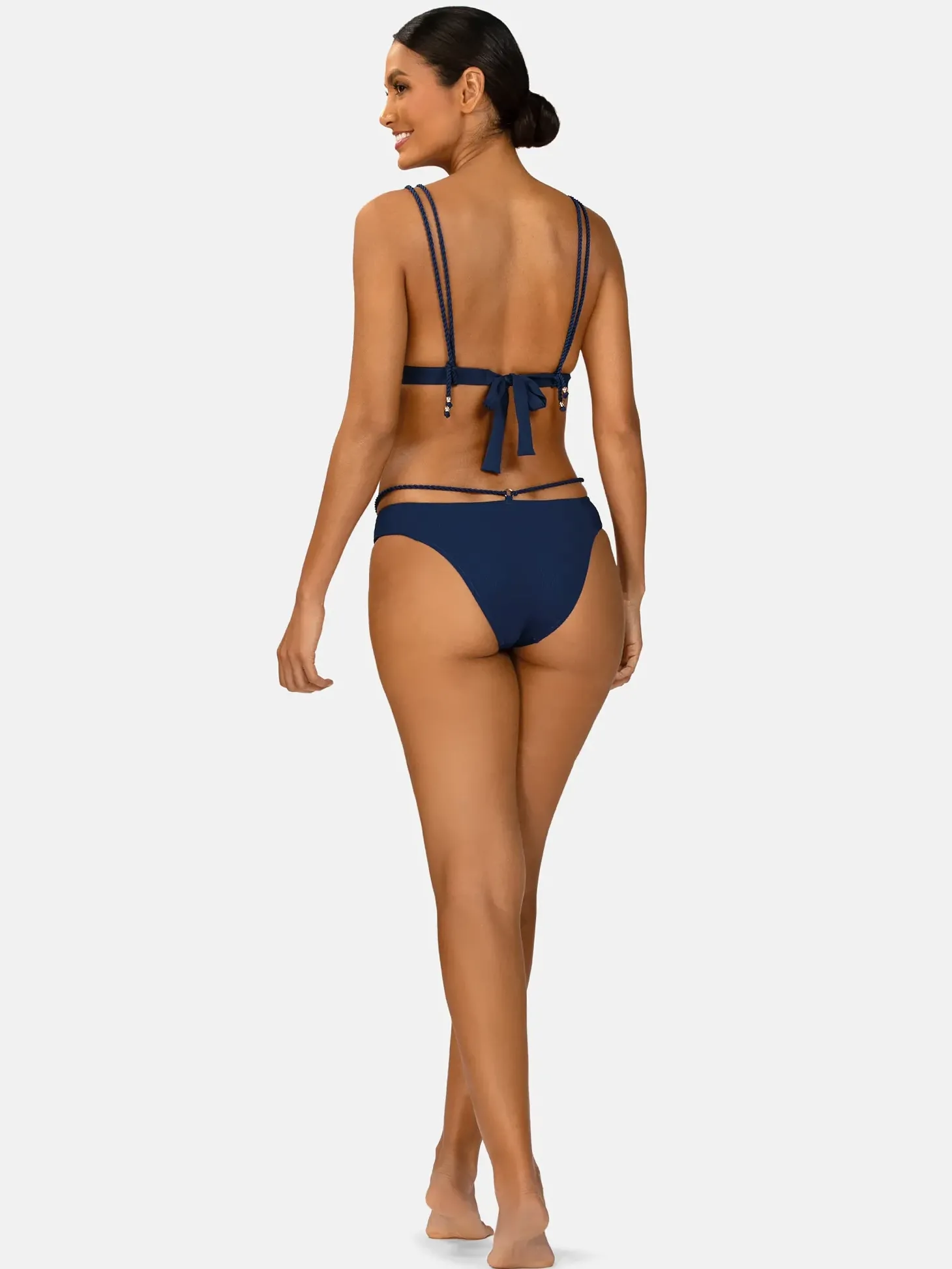 Tanga - figi kąpielowe damskie prążek FD163A/839P