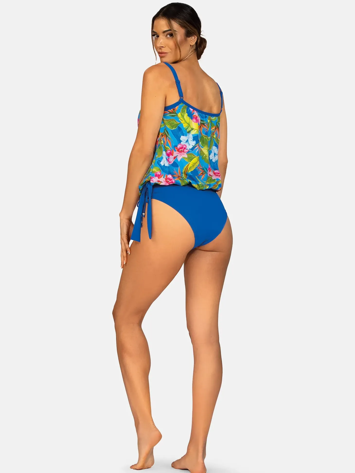 Tankini strój kąpielowy z bluzką F229/920 komplet