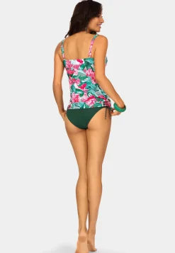 Tankini top i figi kąpielowe Rose Flowers F38/862