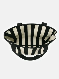 Torba damska shopper - plażowa w pasy F87/BAG59