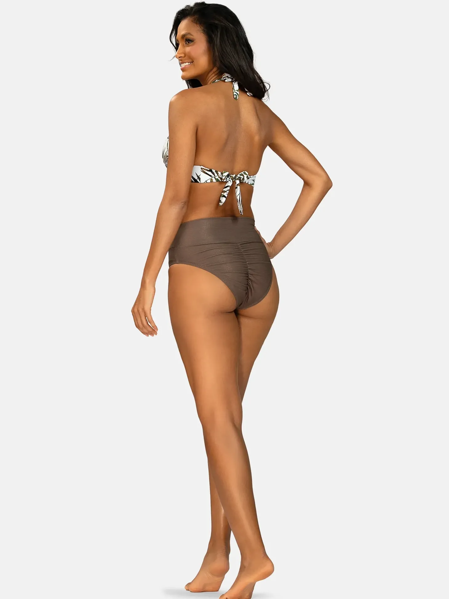 Tropikalna góra od bikini FG161/925 wiązana p-up
