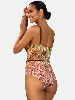Tropikalny strój kąpielowy efekt push-up F231B/924
