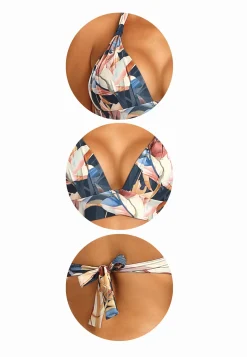 Wiązana góra bikini p-up FG161/892 kwiat Magnolii