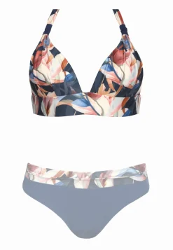 Wiązana góra bikini p-up FG161/892 kwiat Magnolii