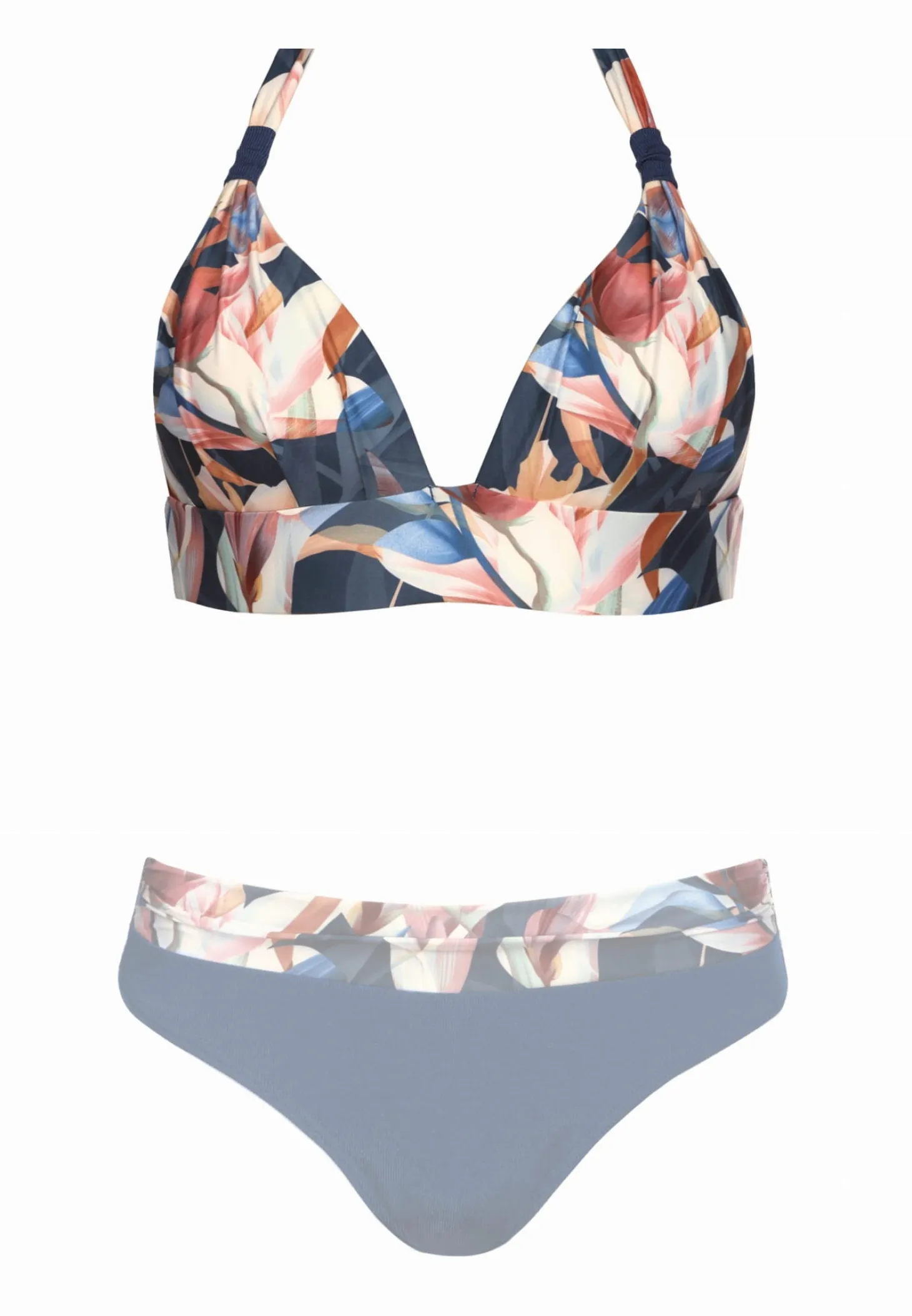 Wiązana góra bikini p-up FG161/892 kwiat Magnolii