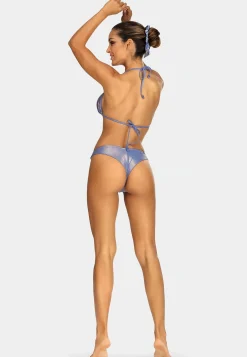 Wiązana góra od bikini pastelowy fiolet FG144/832A