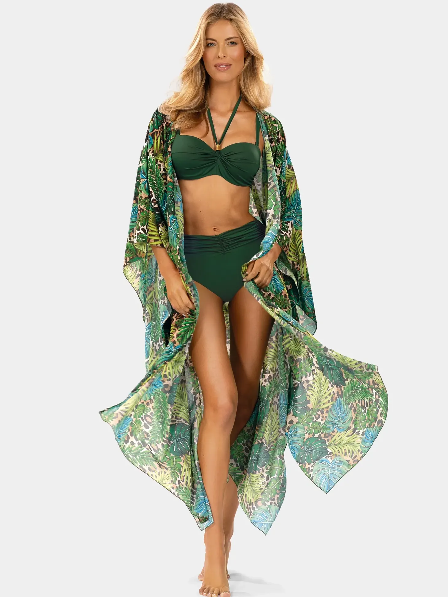 Wiązana góra od bikini typu Bardotka FG227/633