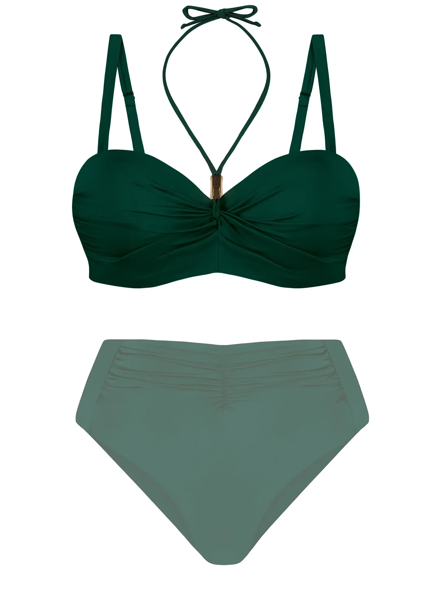 Wiązana góra od bikini typu Bardotka FG227/633