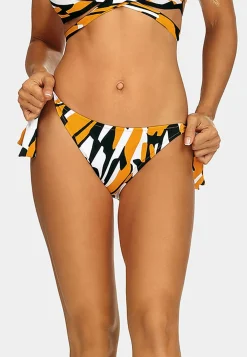 Wiązane figi kąpielowe Mango print FD17/825