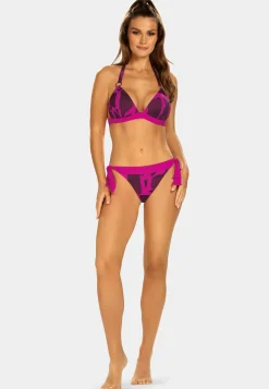 Wiązane figi kąpielowe w kolorze Magenta FD17D/893