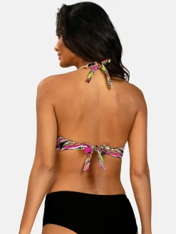 Wiązany biustonosz kąpielowy z push-up FG161/929P