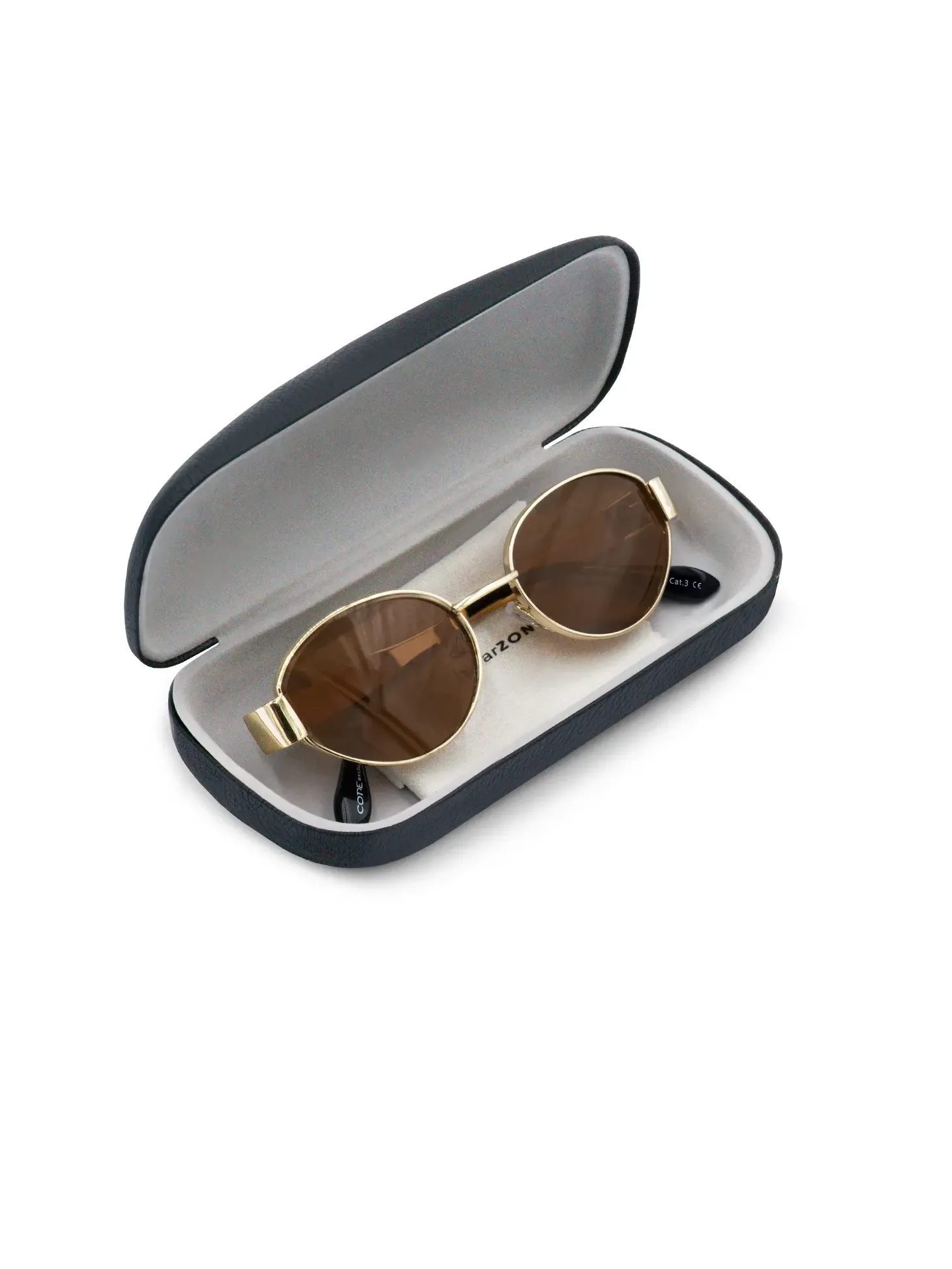 Zestaw | Brązowe owalne okulary w stylu MARC woman