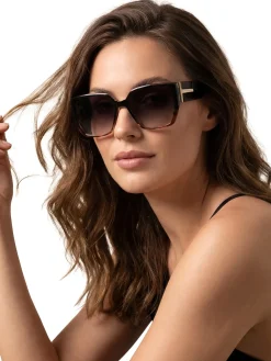 Zestaw | Damskie okulary z polaryzacją Amber Noir
