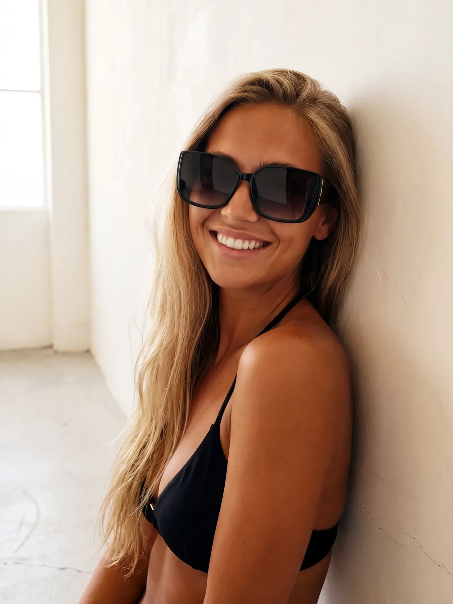 Zestaw | Okulary przeciwsłoneczne Diva Black